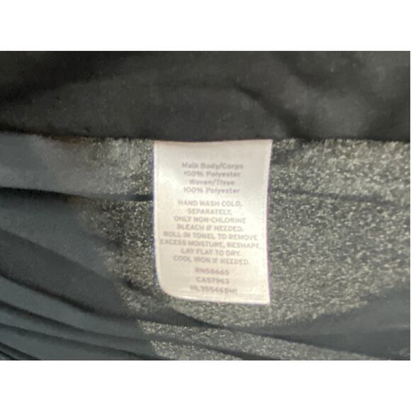 Trouve Nordstrom Pleated Back Open Jacket Blazer Black Medium - Picture 5 of 8